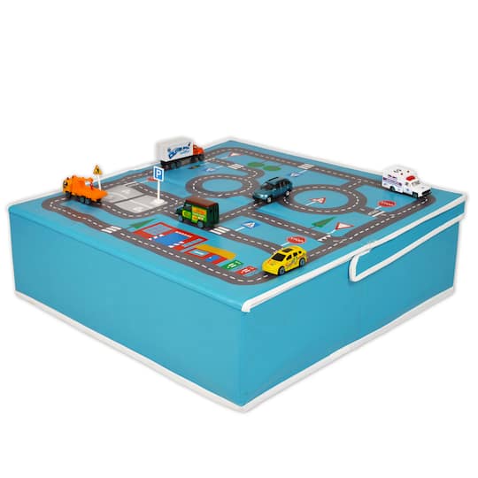 Fun2Give® Pop-it-Up® Garage with Road Playmat and Storage